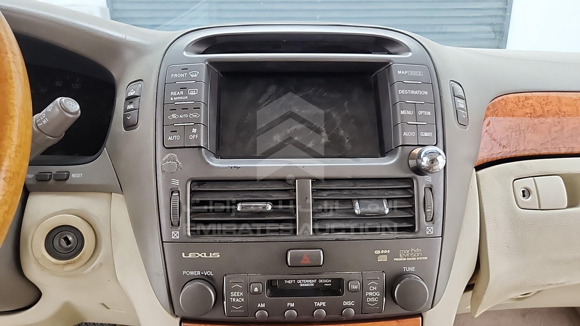 2003 LEXUS LS 430 VIN: JTHBN30F730106030