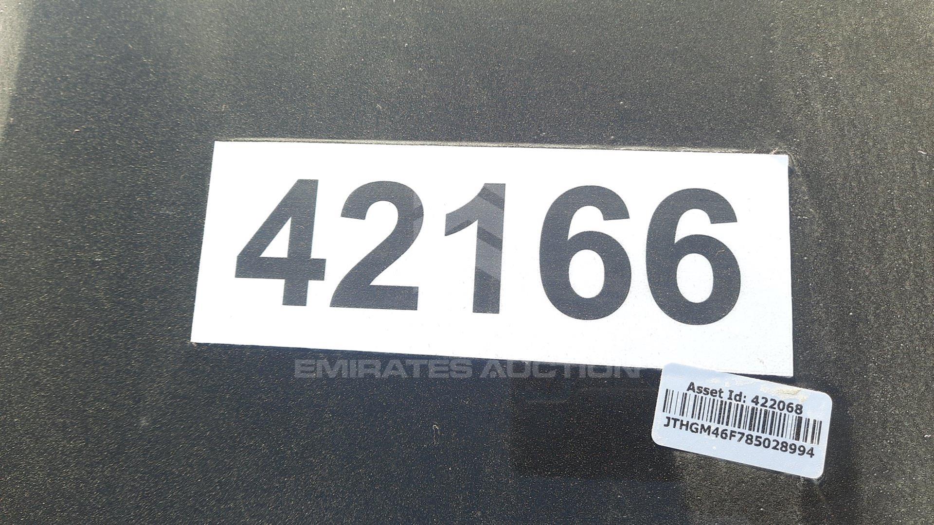 2008 LEXUS LS 460 VIN: JTHGM46F785028994