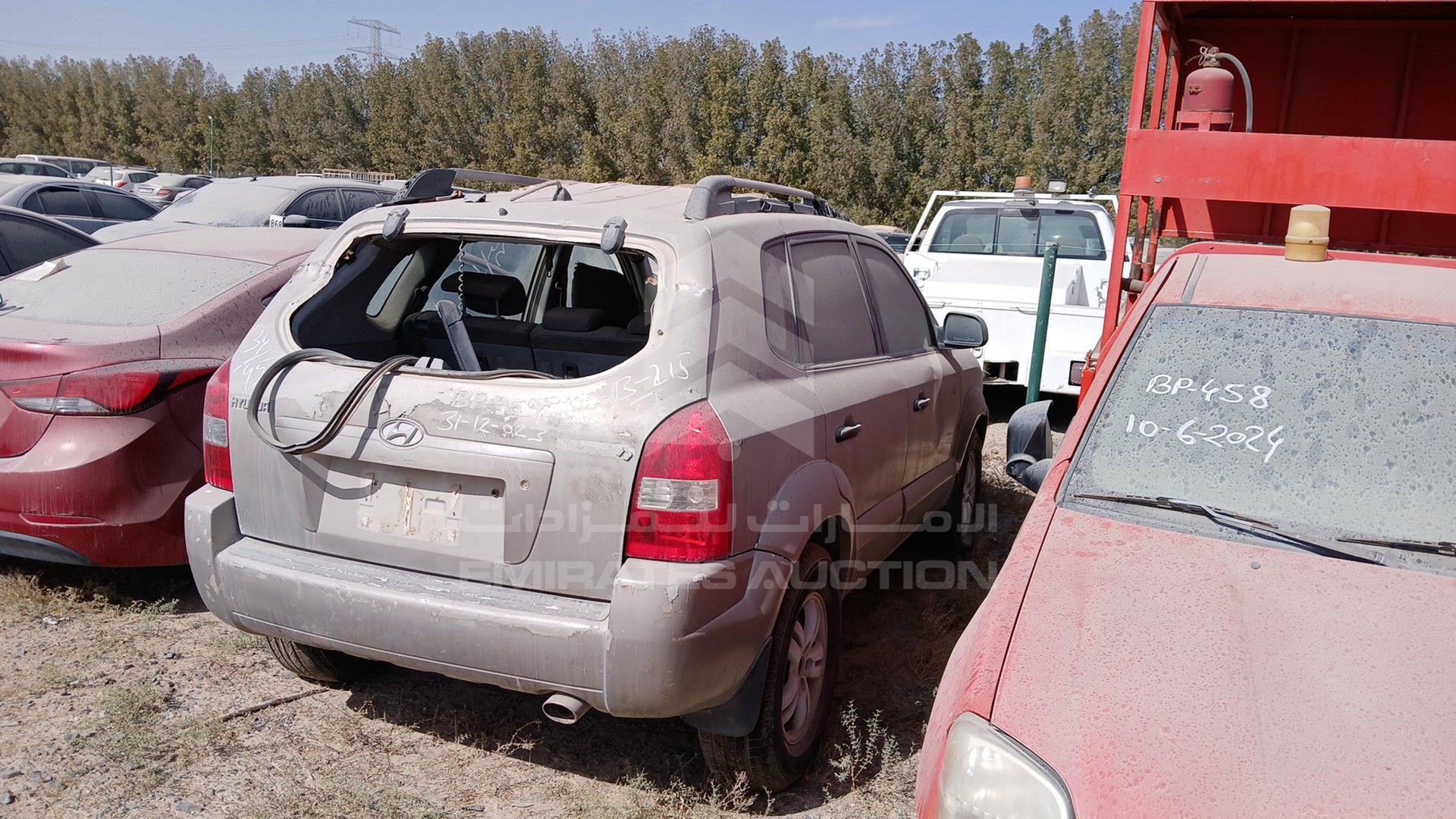 2007 HYUNDAI TUCSON VIN: KMHJM81B67U595815