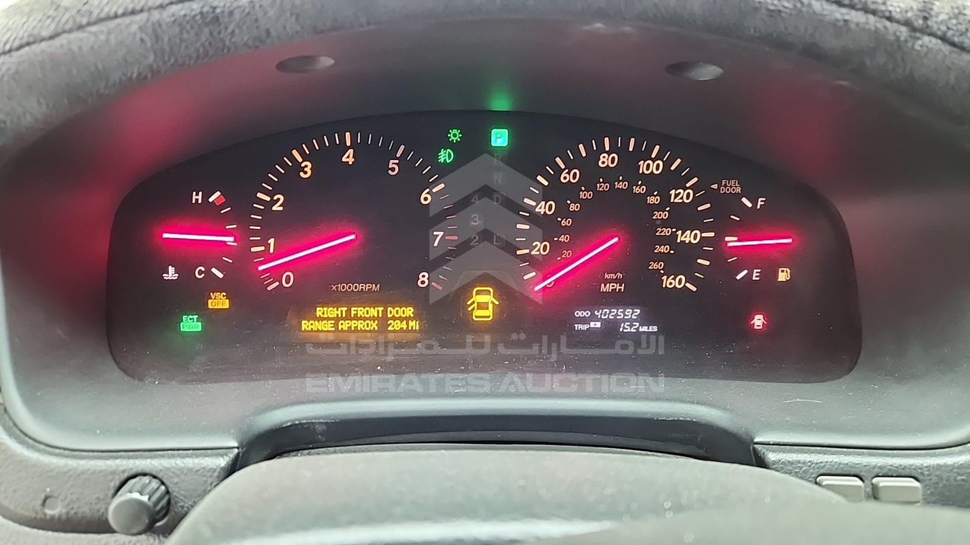 2001 LEXUS LS 430 VIN: JTHBN30F910017640