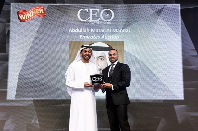 Abdulla Matar Al Mannaei Wins the Award for Best CEO in Middle East in CSR Category