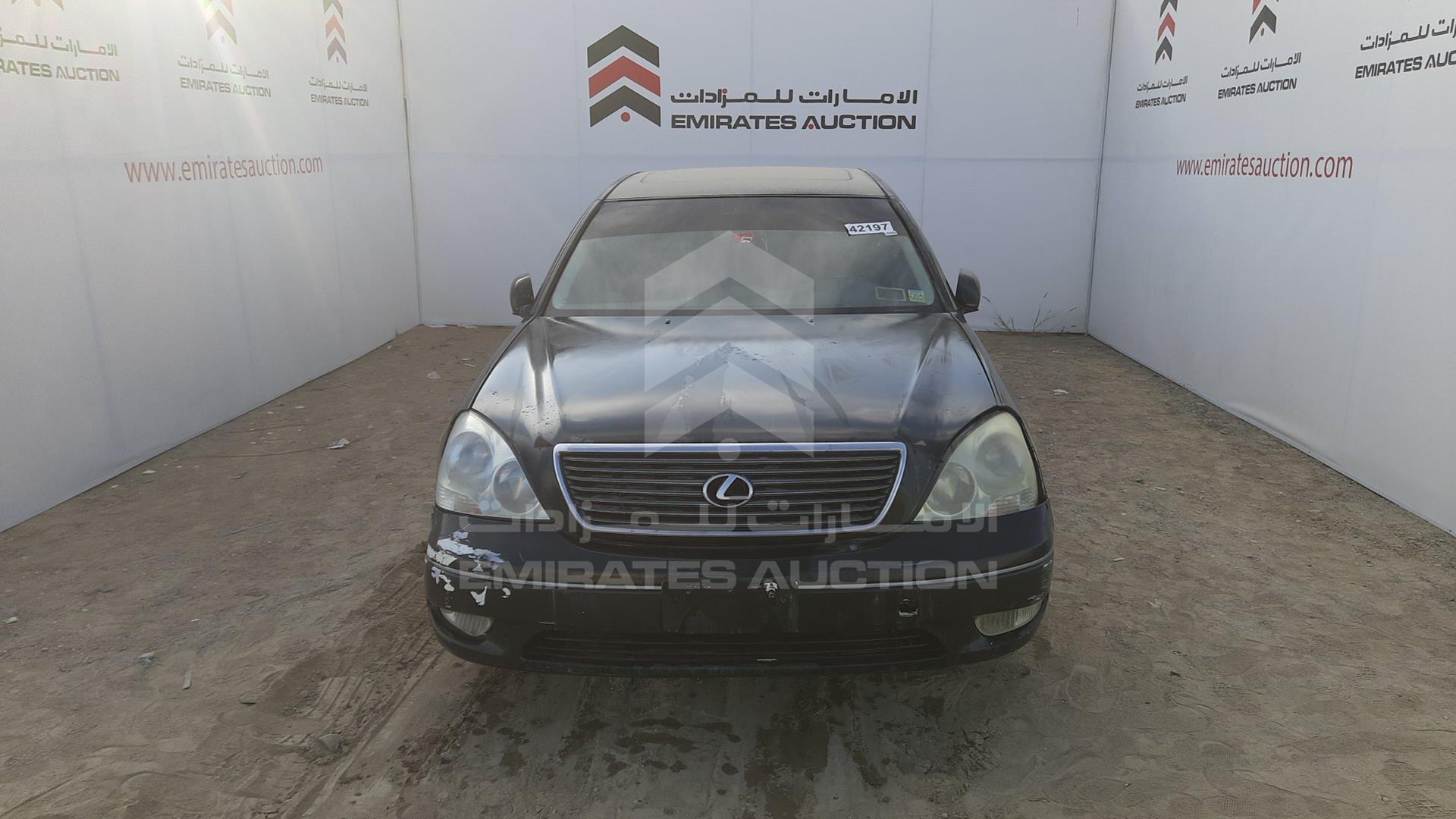 2001 LEXUS LS 430 VIN: JTHBN30FX10045687