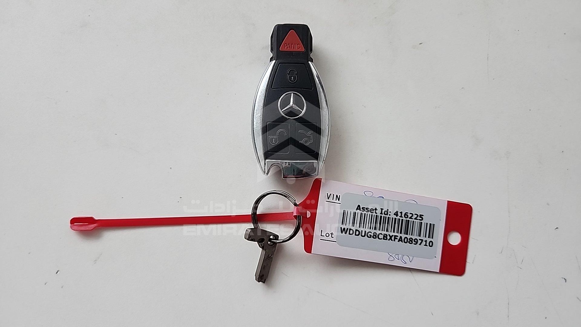 2015 MERCEDES S 550 VIN: WDDUG8CBXFA089710