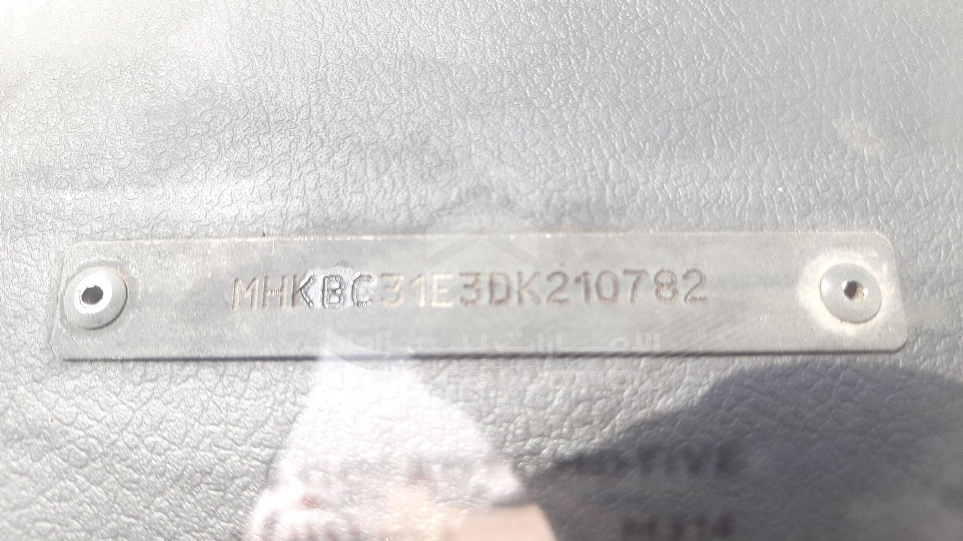 2013 DAIHATSU GRAN MAX VIN: MHKBC31E3DK210782