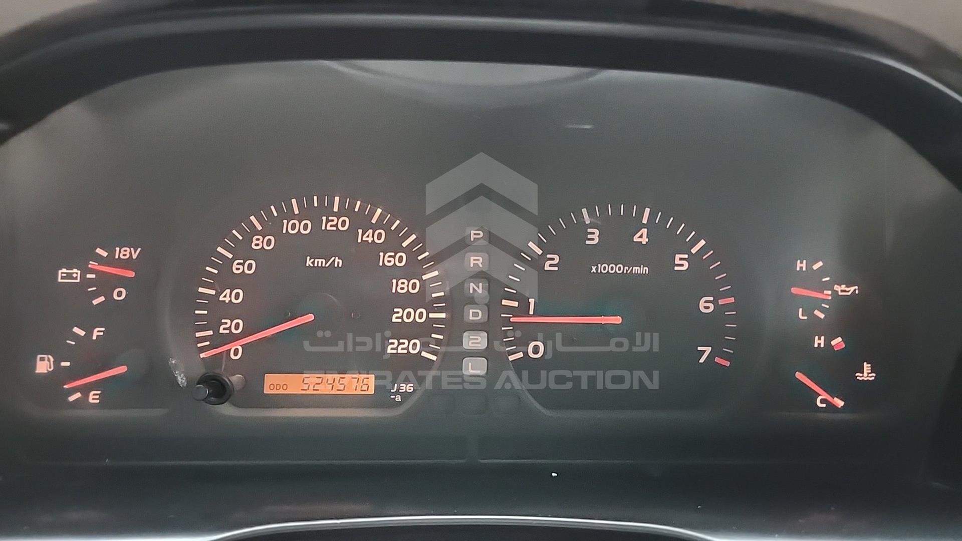 2001 TOYOTA LAND CRUISER VIN: JTEHT05J012009553