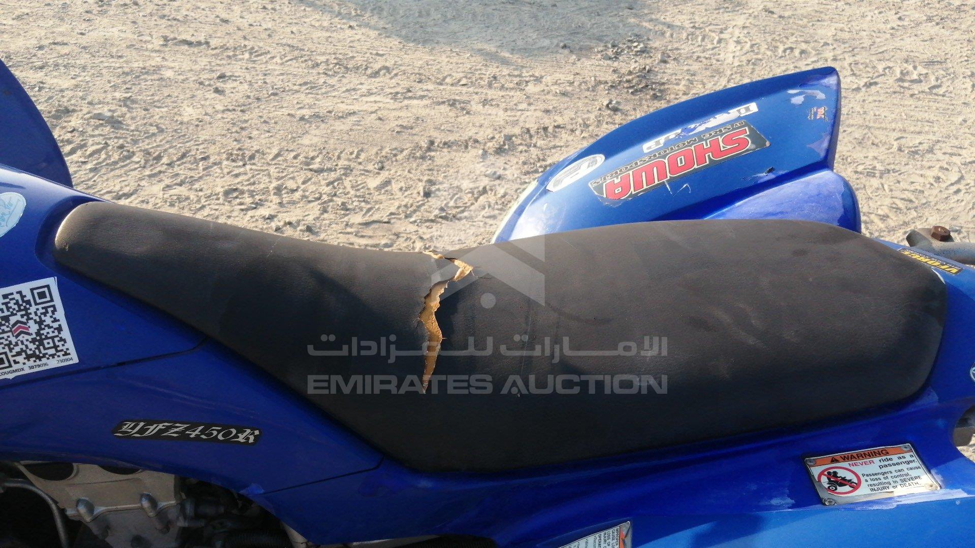 JY4AJ20Y27C028229 - 2009 Yamaha Raptor - #452672