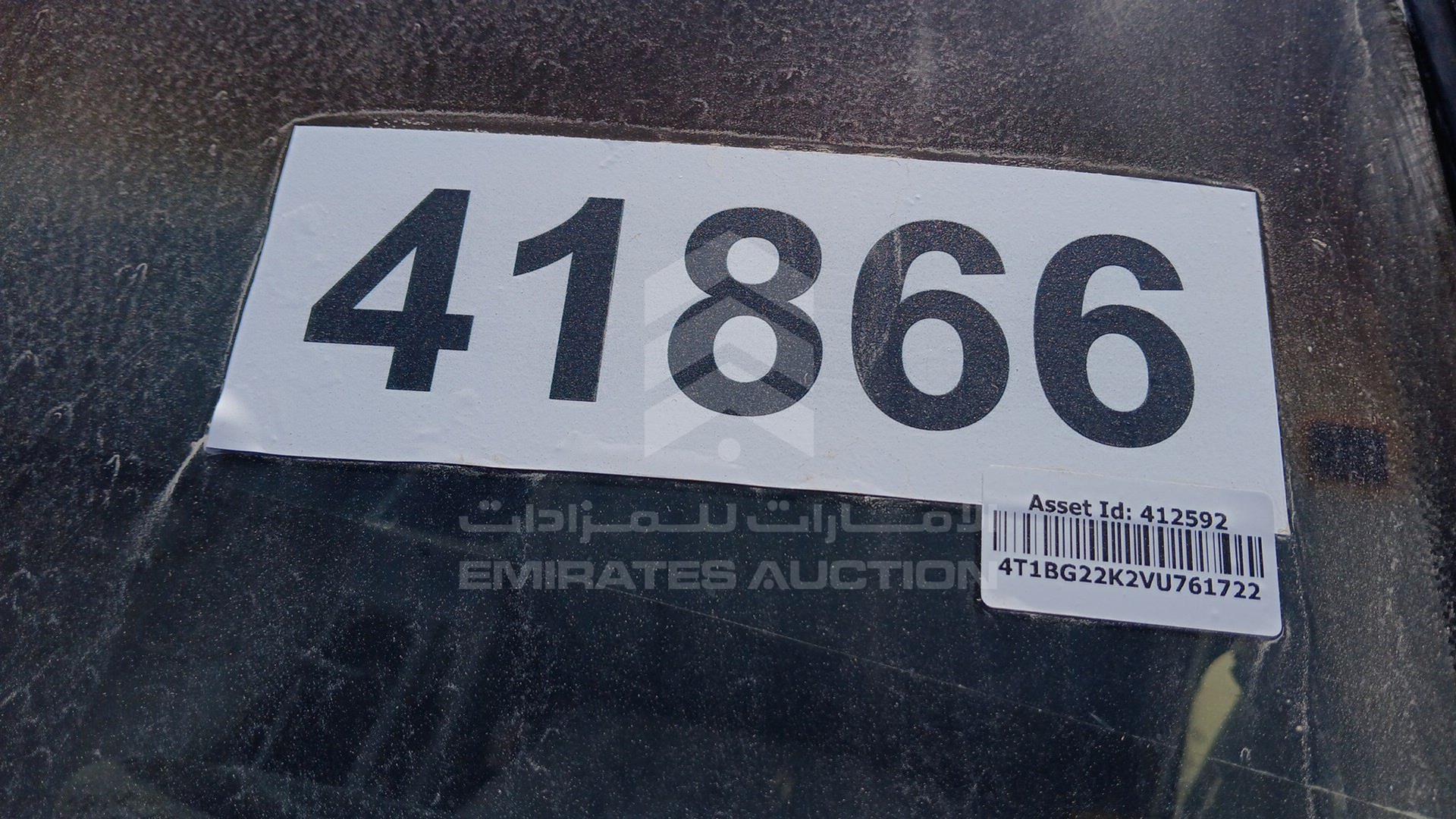 1997 TOYOTA CAMRY VIN: 4T1BG22K2VU761722