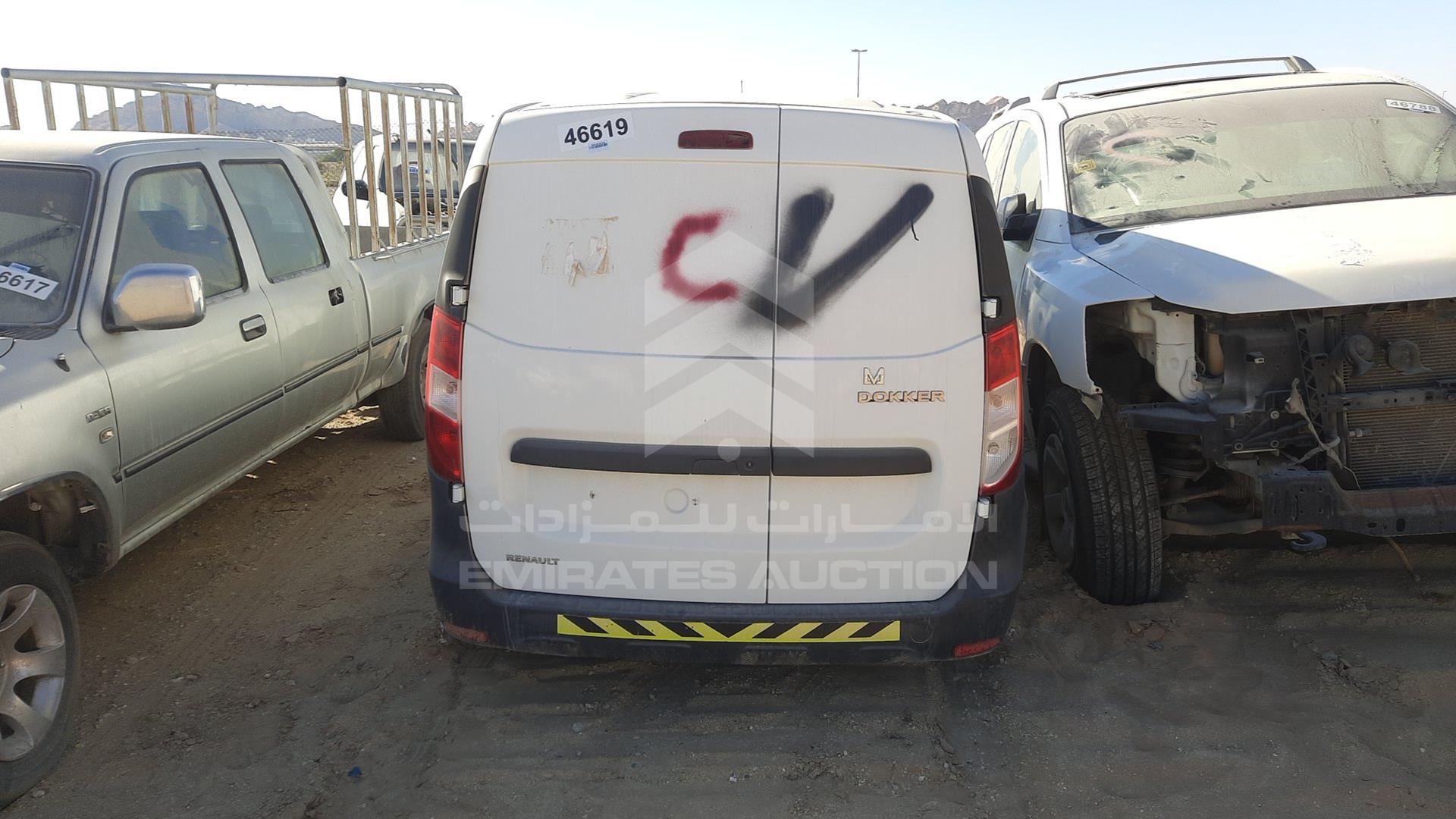 2016 RENAULT DOKKER VIN: VF18SRB44GG531459