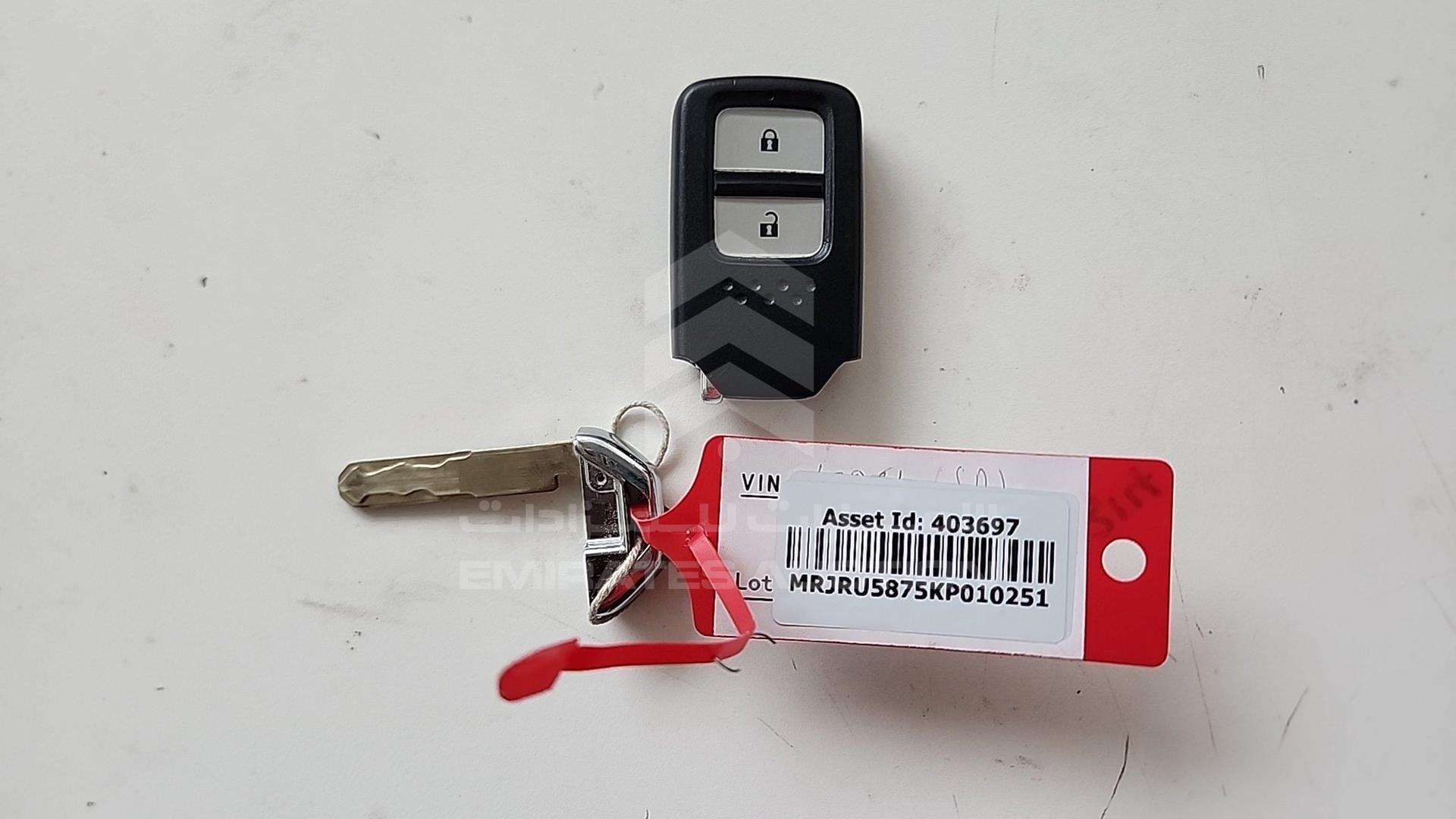 2019 HONDA HRV VIN: MRJRU5875KP010251