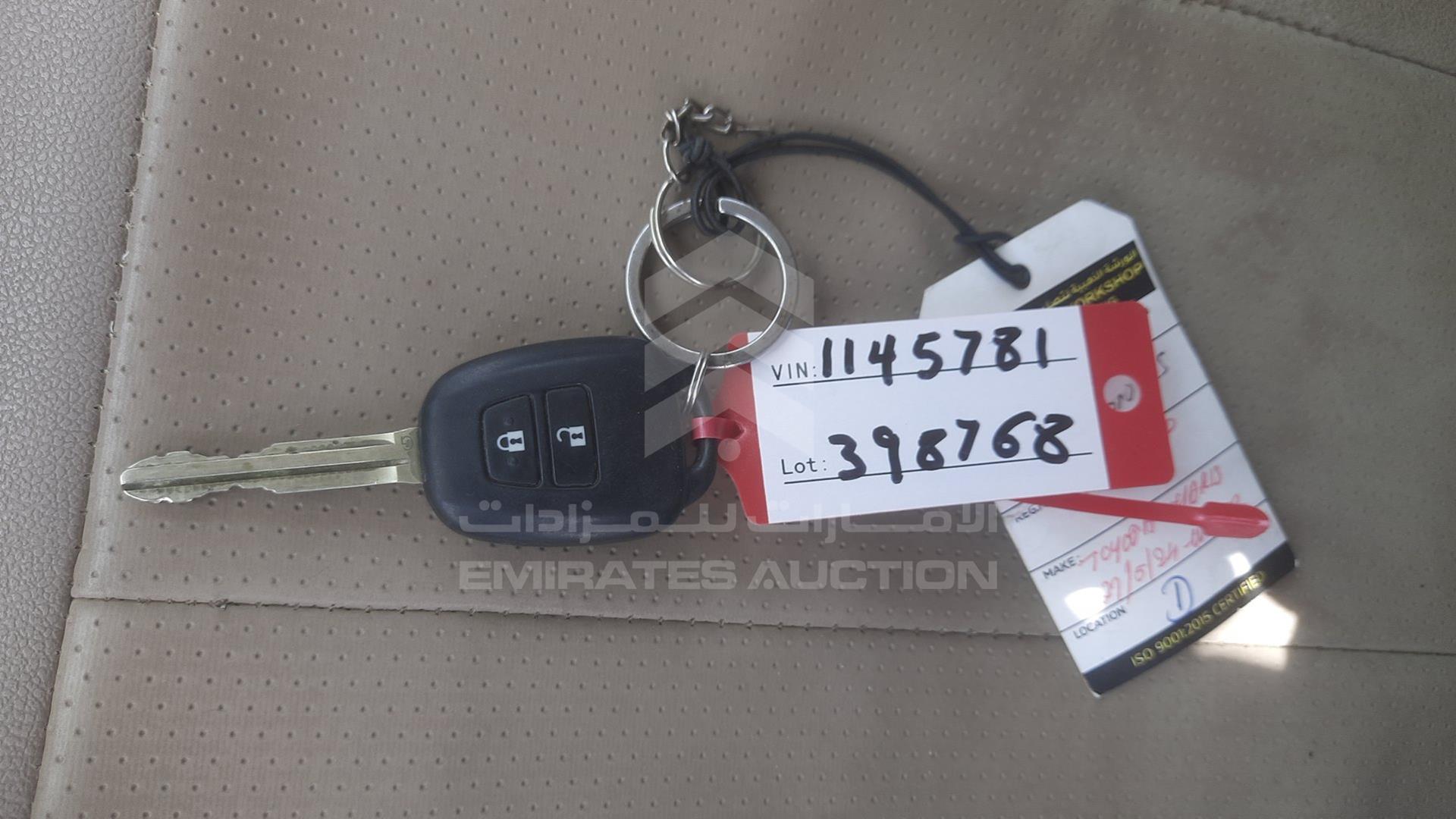 2015 TOYOTA YARIS VIN: MR2BT9F37F1145781