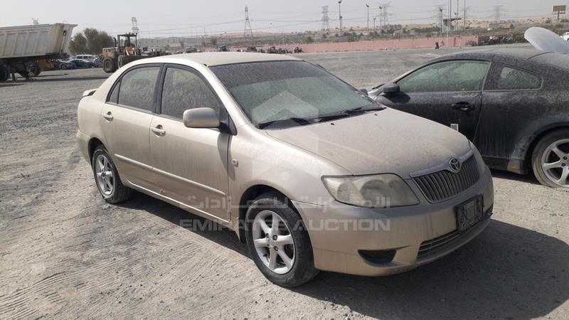 JTDBR22E163146269 Auction: EmiratesAuction Lot: 405849 JTDBR22E163146269 Toyota Corolla 2006 GOLD Photo 10