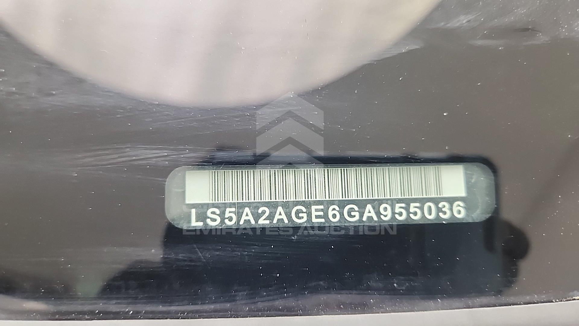 2016 CHANGAN EADO VIN: LS5A2AGE6GA955036