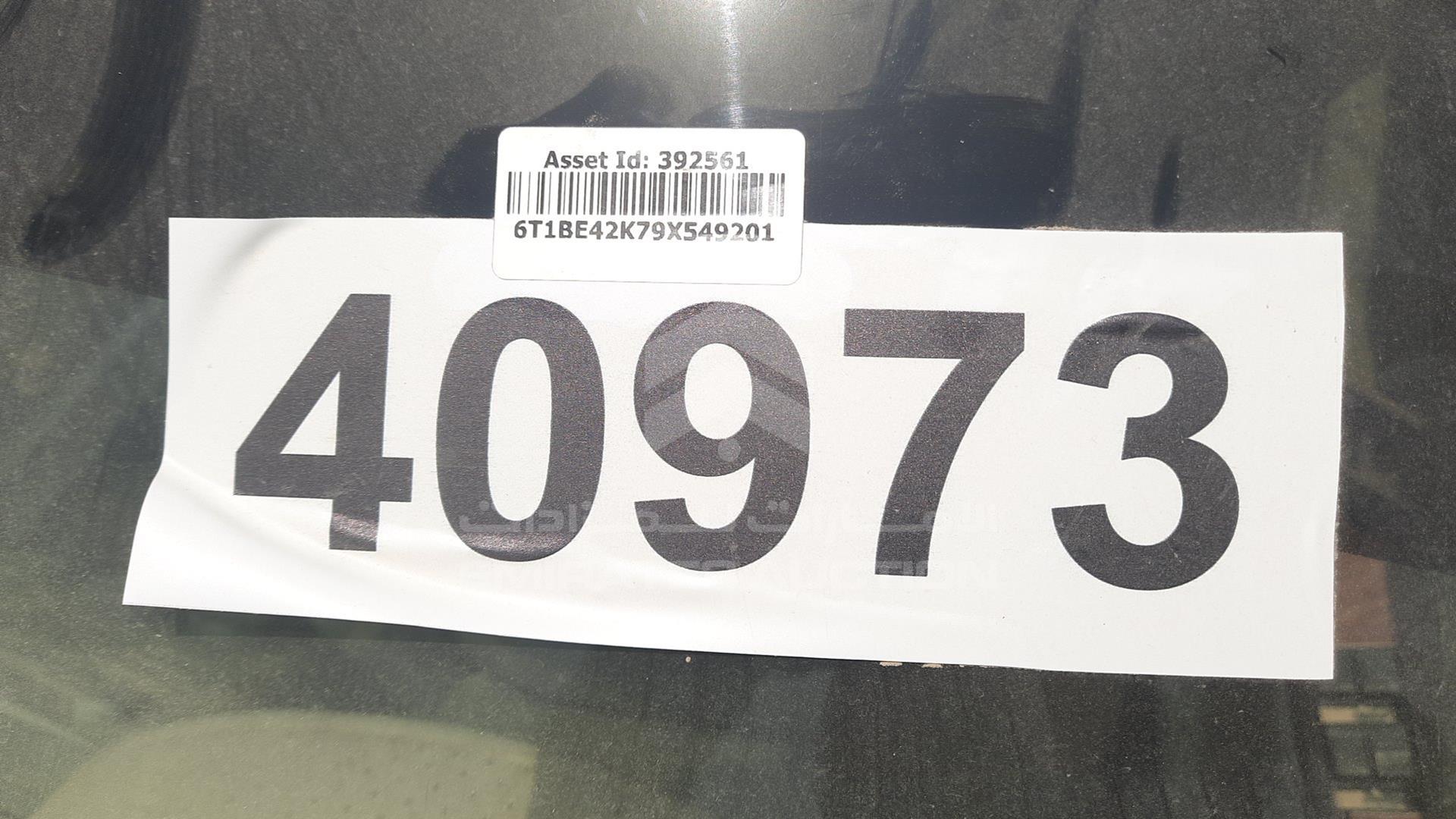 2009 TOYOTA CAMRY VIN: 6T1BE42K79X549201