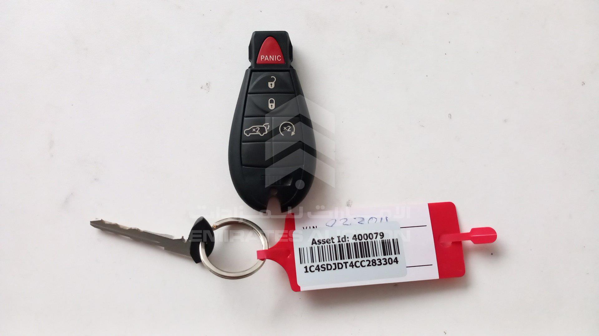 2012 DODGE DURANGO VIN: 1C4SDJDT4CC283304