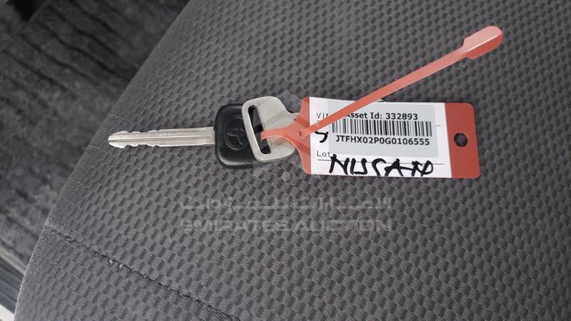 JTFHX02P0G0106555 Auction: EmiratesAuction Lot: 406209 JTFHX02P0G0106555 Toyota Hiace 2016 WHITE Photo 4