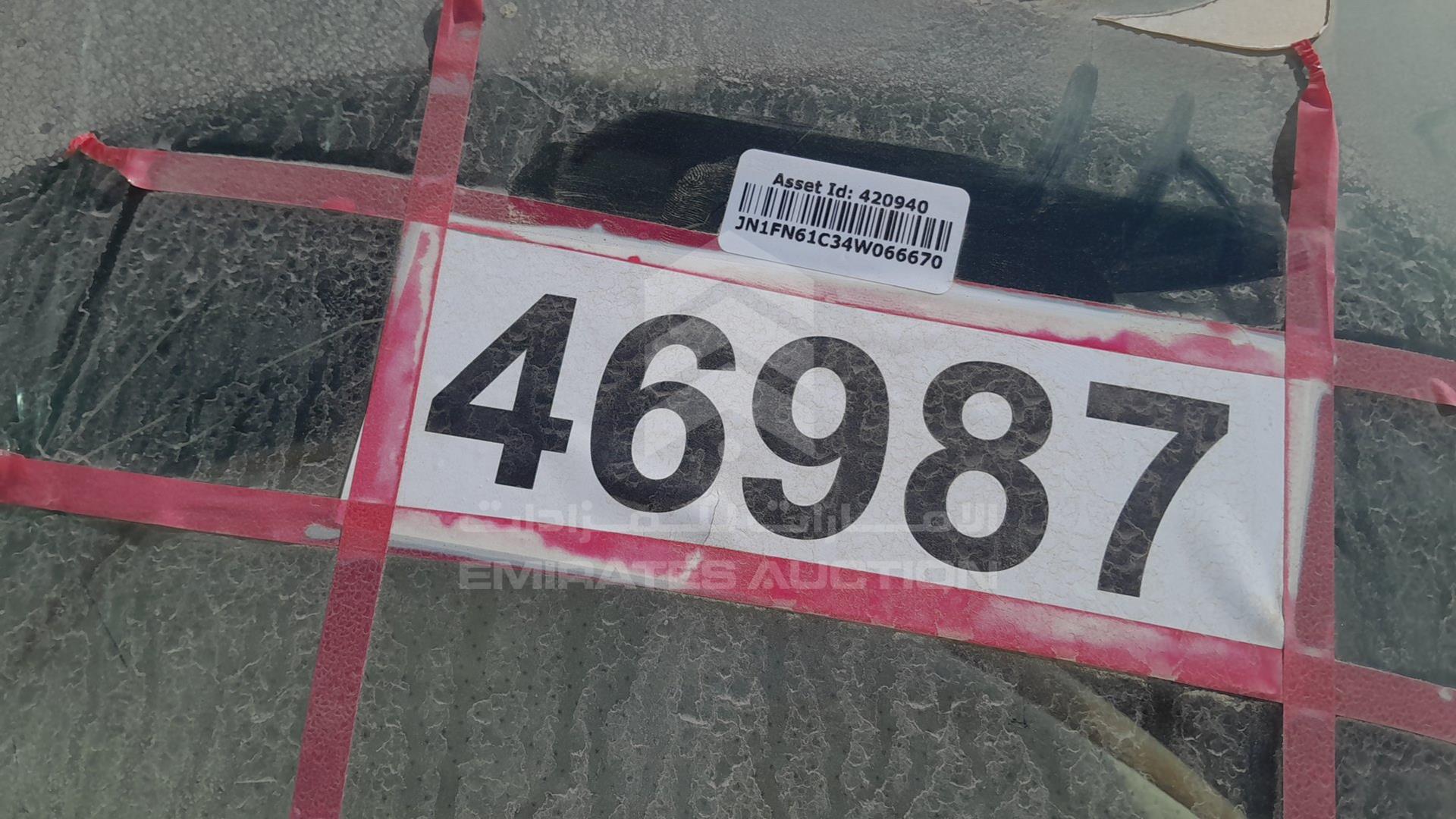 2004 NISSAN SUNNY VIN: JN1FN61C34W066670