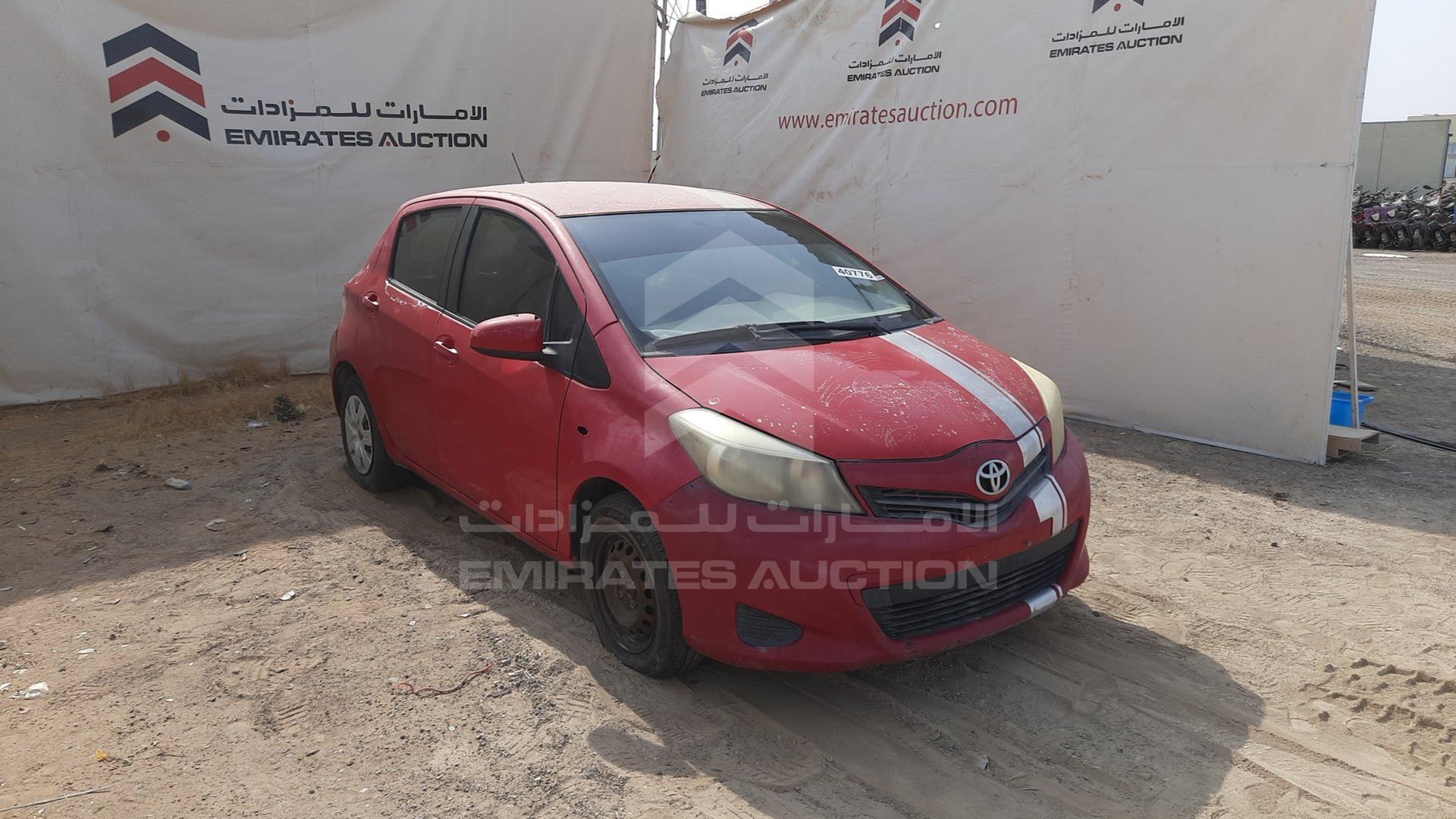 2012 TOYOTA YARIS VIN: JTDKW9D38CD510447