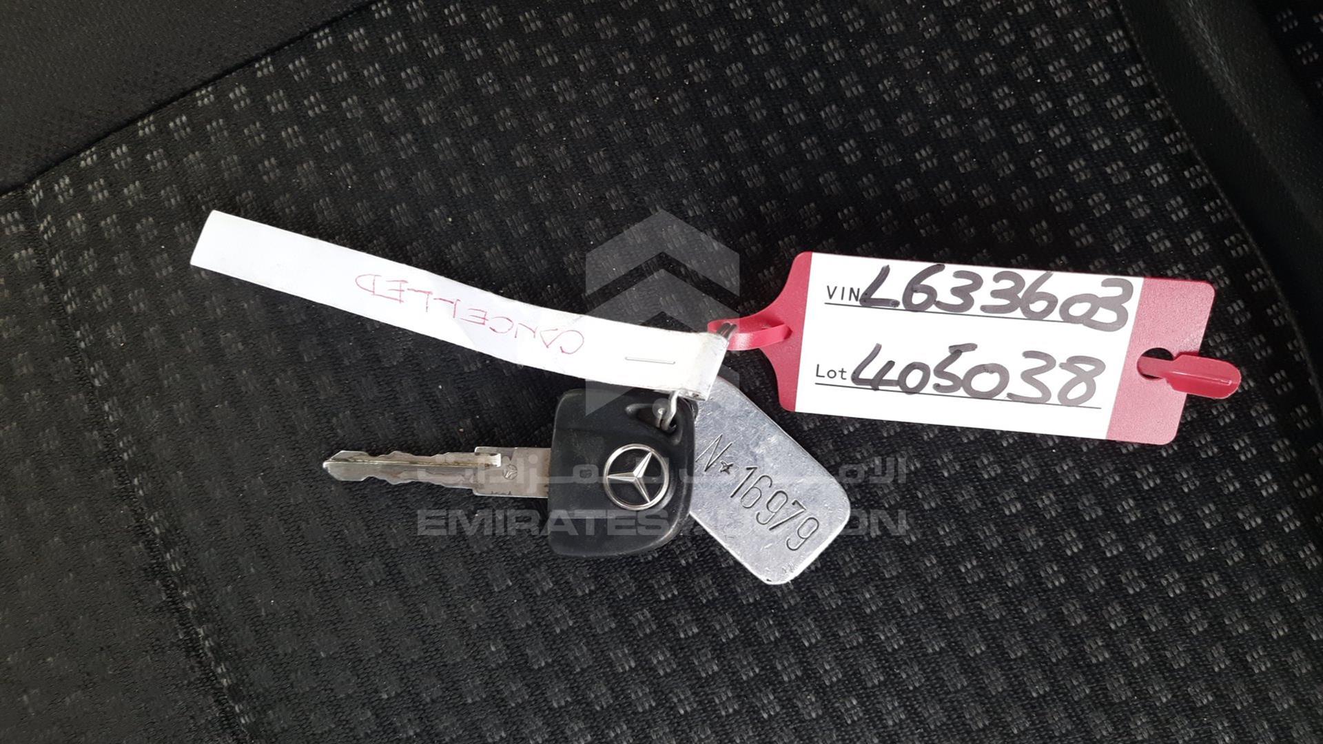 2012 MERCEDES ACTROS VIN: WDB930163CL633603