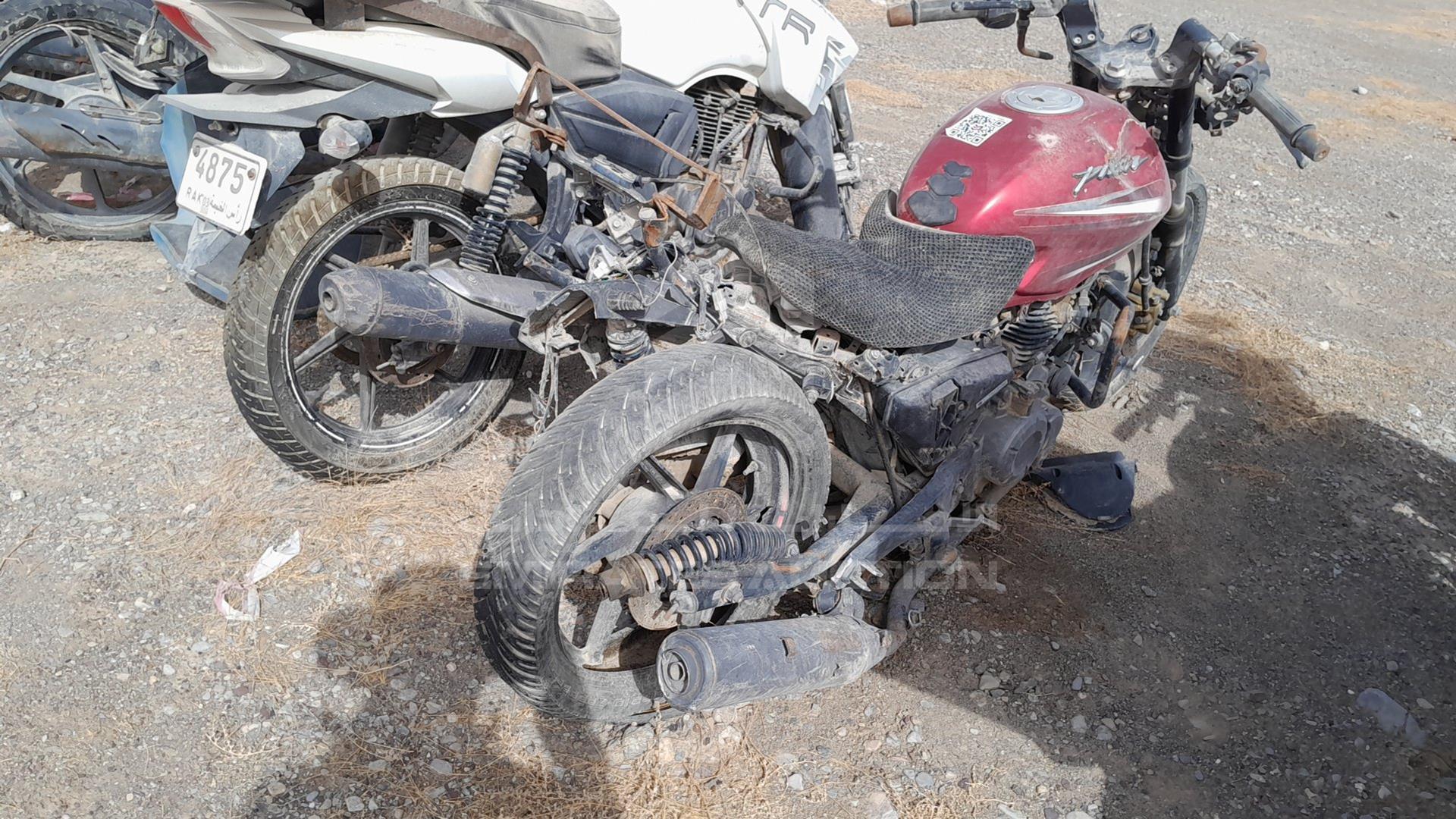 2018 BAJAJ PULSAR 180CC VIN: MD2A12DY3JCC72195