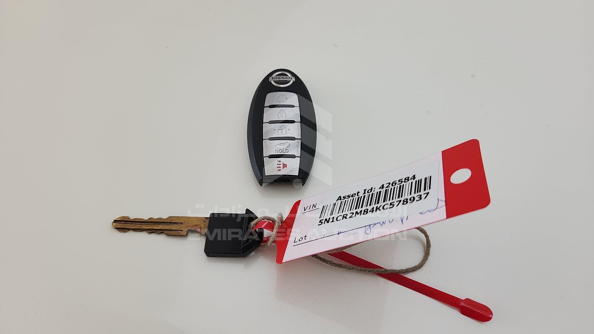 2019 NISSAN PATHFINDER VIN: 5N1CR2M84KC578937