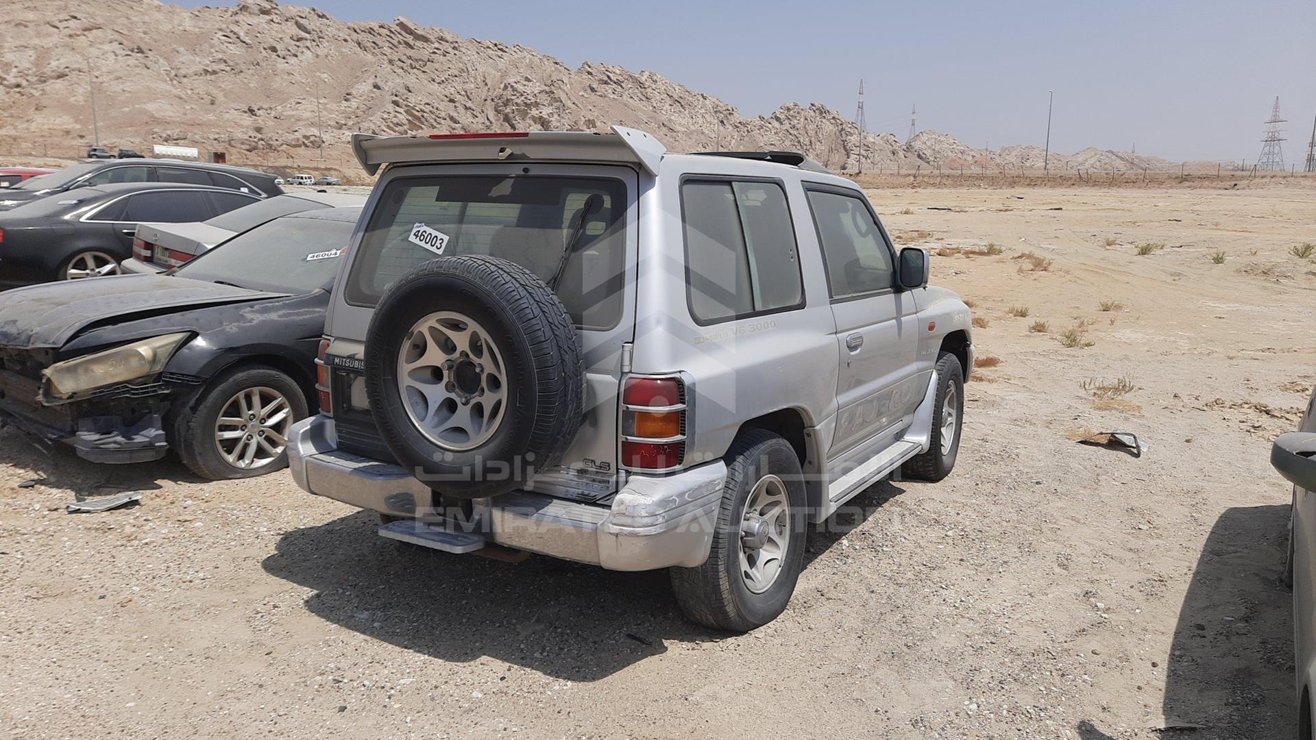 2000 MITSUBISHI PAJERO VIN: JMY0RV230YJ704792