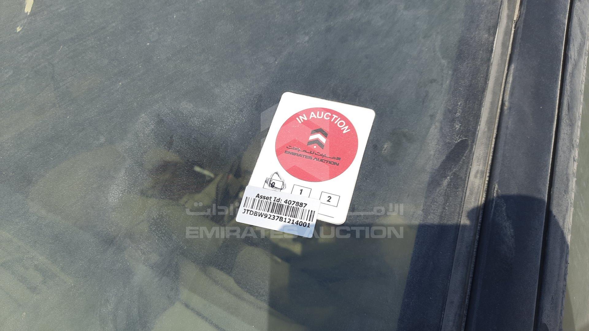 2011 TOYOTA YARIS VIN: JTDBW9237B1214001