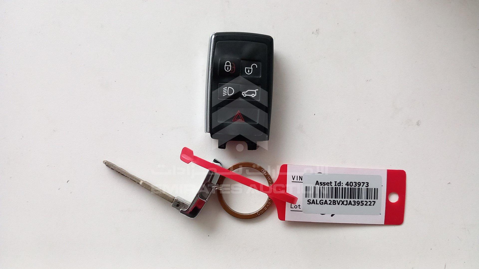 2018 RANGE ROVER HSE VIN: SALGA2BVXJA395227
