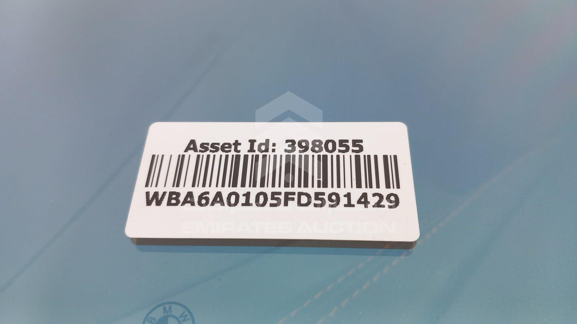 2015 BMW 640 VIN: WBA6A0105FD591429