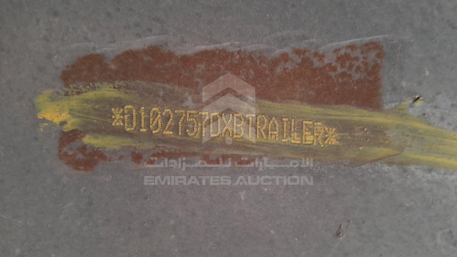 2020 TRAILER LOCAL VIN: D102757DXBTRAILER