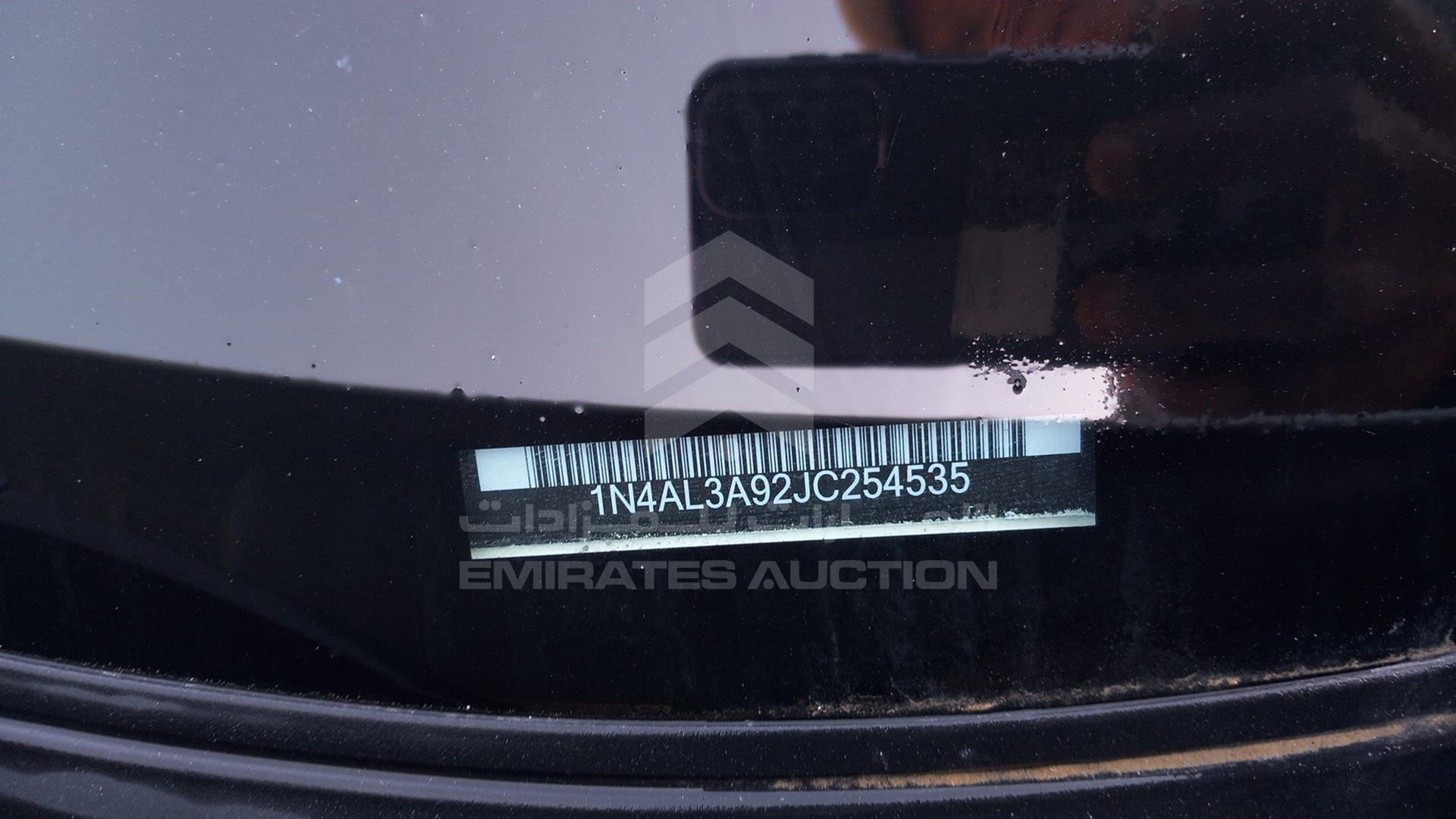 2018 NISSAN ALTIMA VIN: 1N4AL3A92JC254535