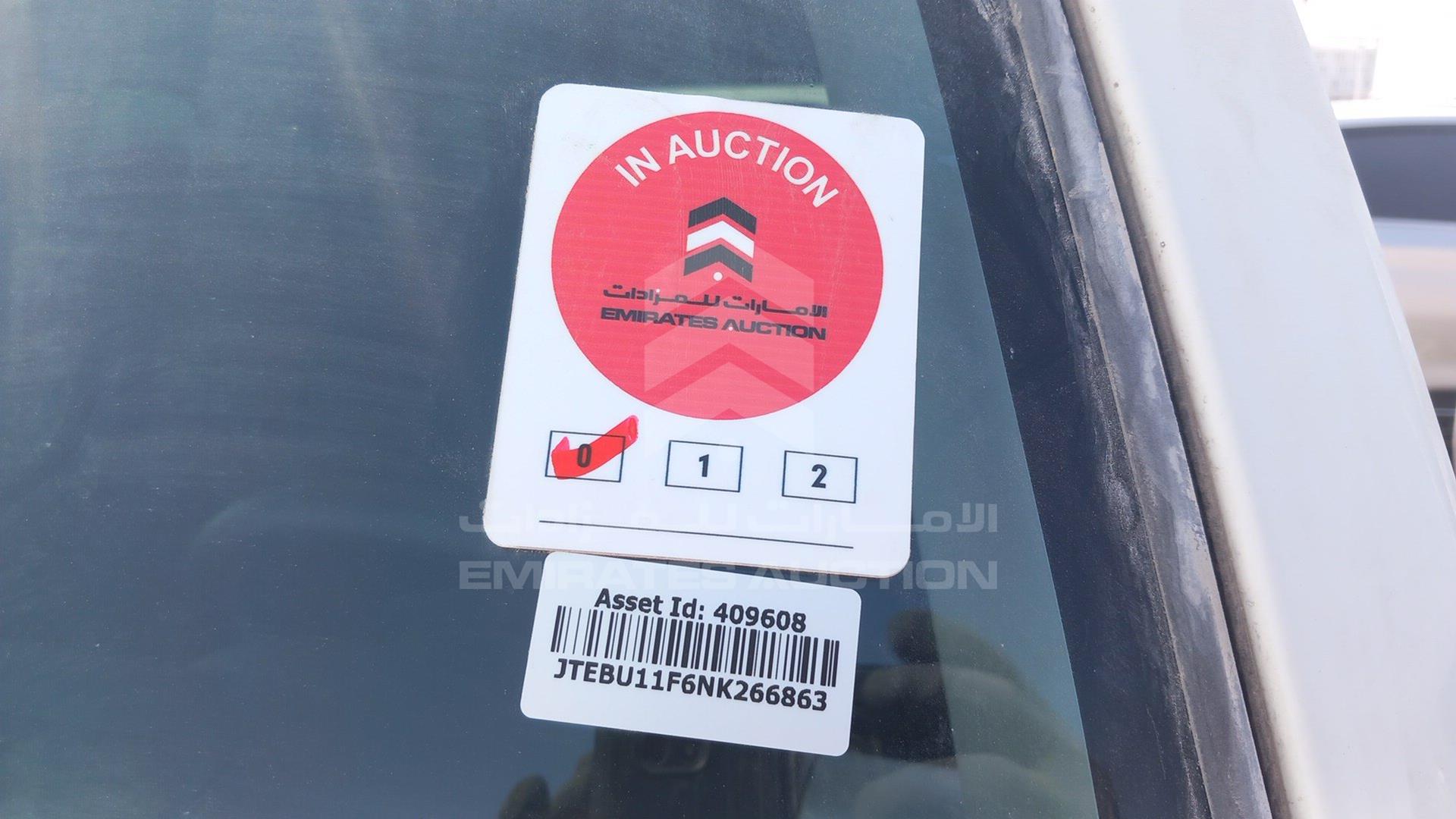 2022 TOYOTA FJ CRUISER VIN: JTEBU11F6NK266863
