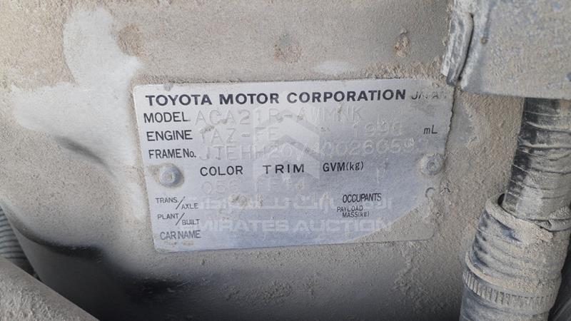 VIN: JTEHH20V400260593 Auction: EmiratesAuction Lot: 344037 JTEHH20V400260593 Toyota RAV 4 0 WHITE Photo 3
