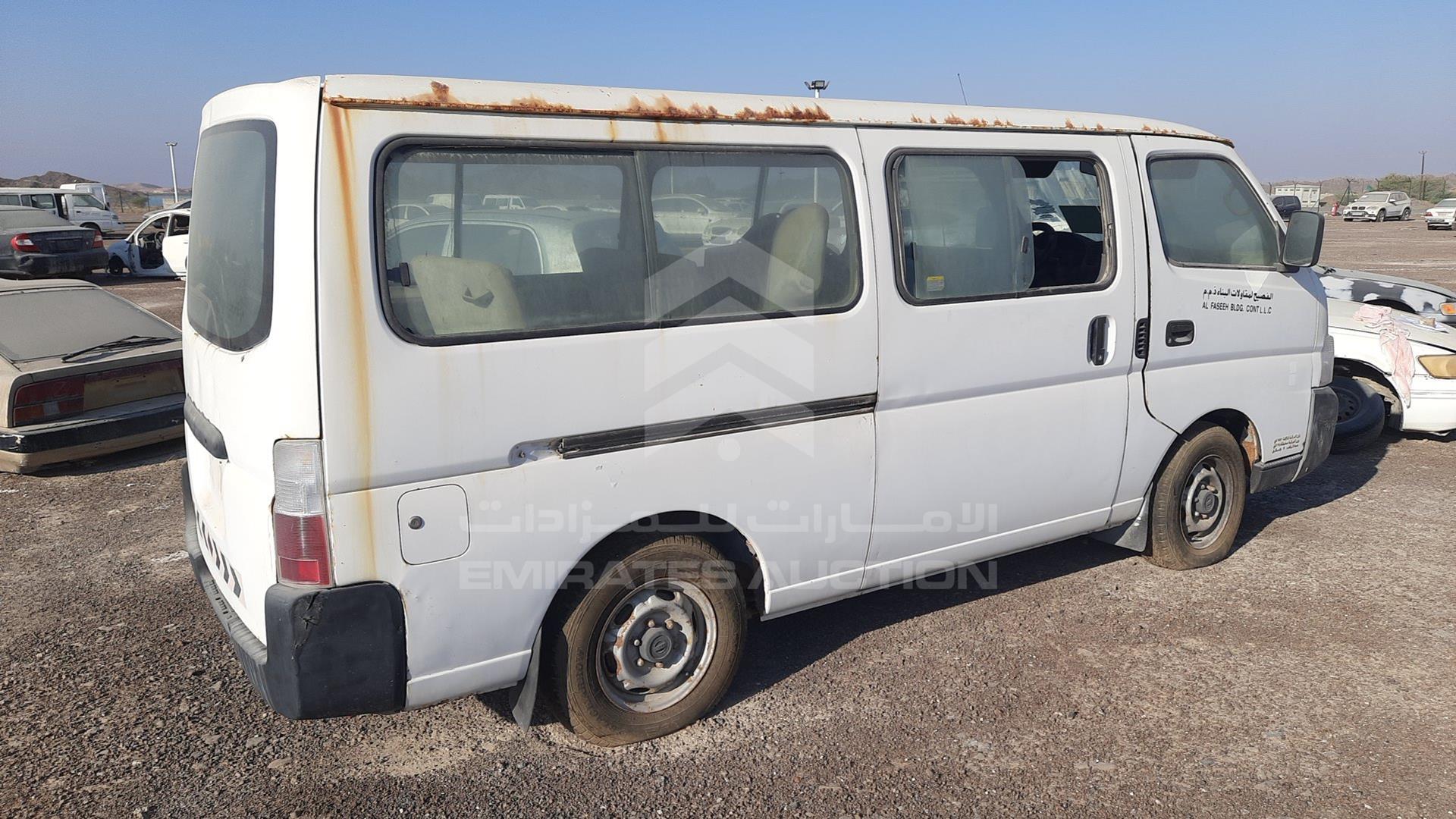 2004 NISSAN URVAN VIN: JN6FE54S84X415999
