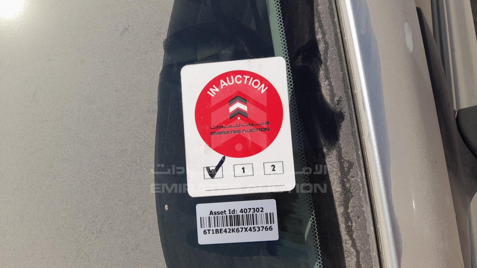 2007 TOYOTA CAMRY VIN: 6T1BE42K67X453766