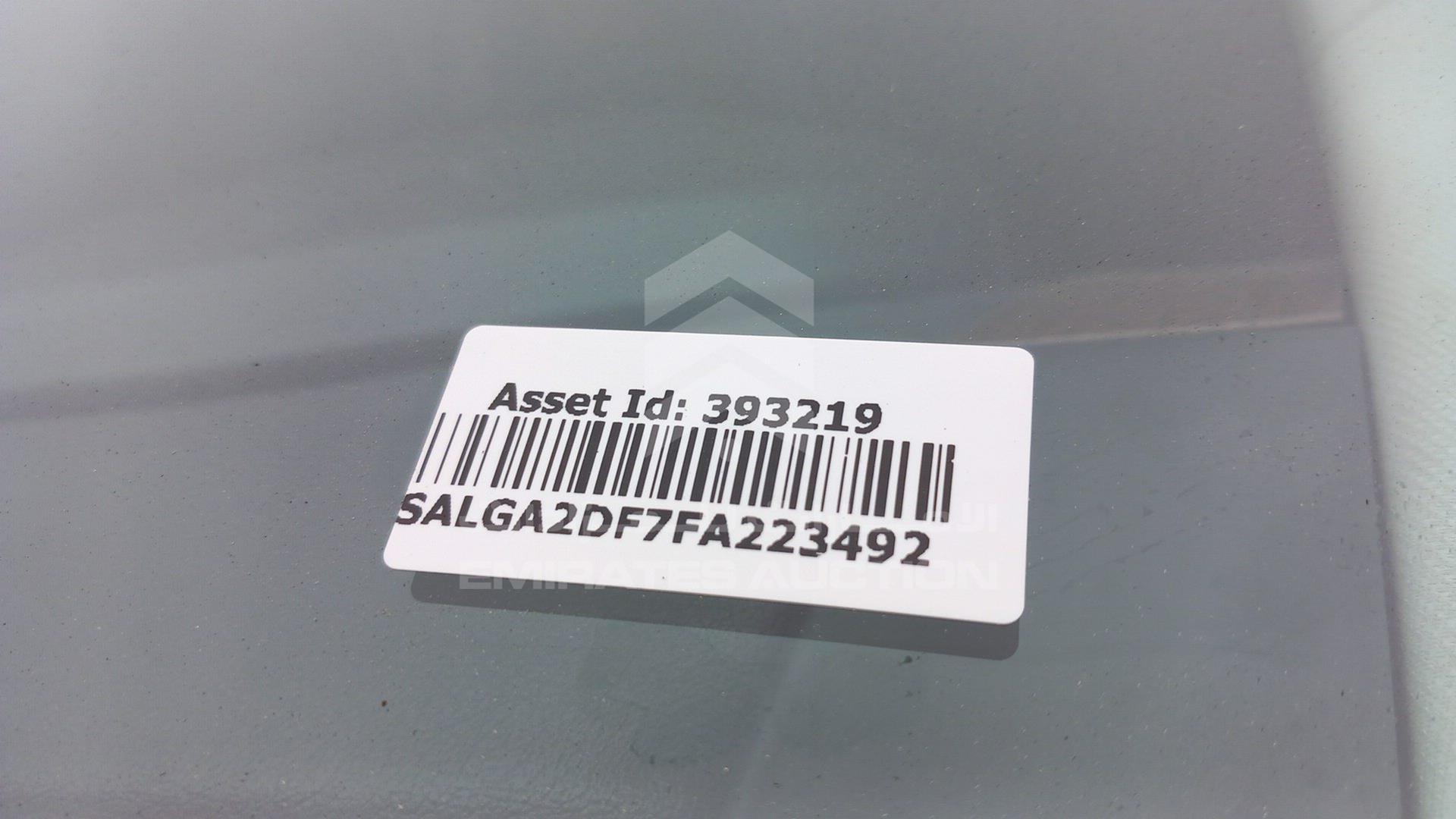 2015 RANGE ROVER HSE VIN: SALGA2DF7FA223492
