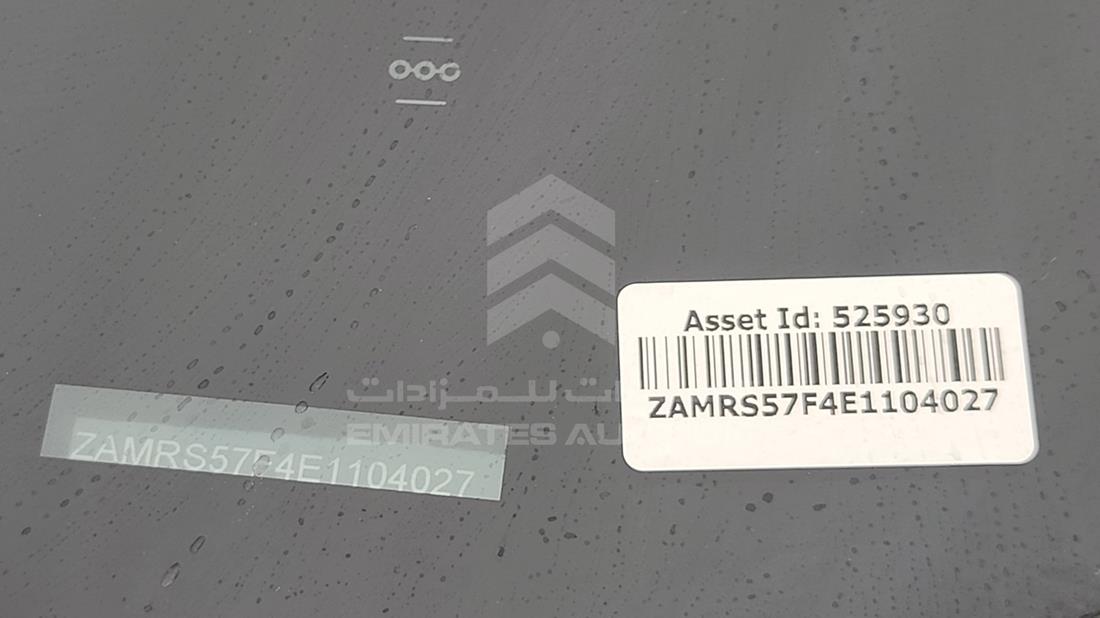 2014 Maserati Ghibli — VIN on Frame — Photo 4