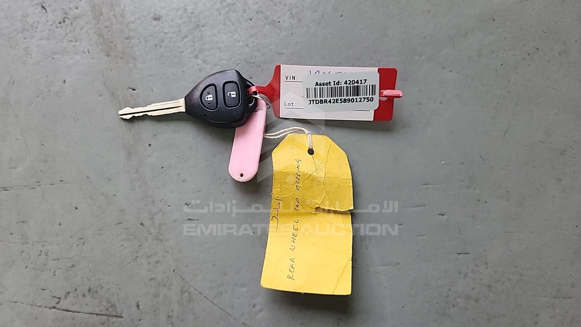2008 TOYOTA COROLLA VIN: JTDBR42E589012750