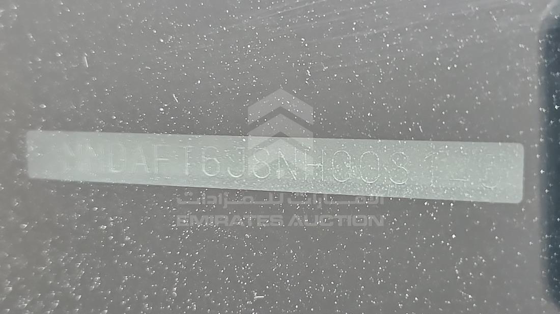 ميتسوبيشي اتريج 2022 — رقم الشاسيه على الهيكل — صورة 4