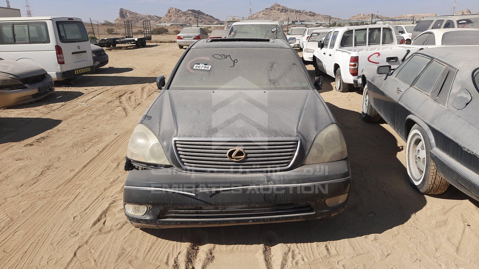 2001 LEXUS LS 430 VIN: JTHBN30F110032729