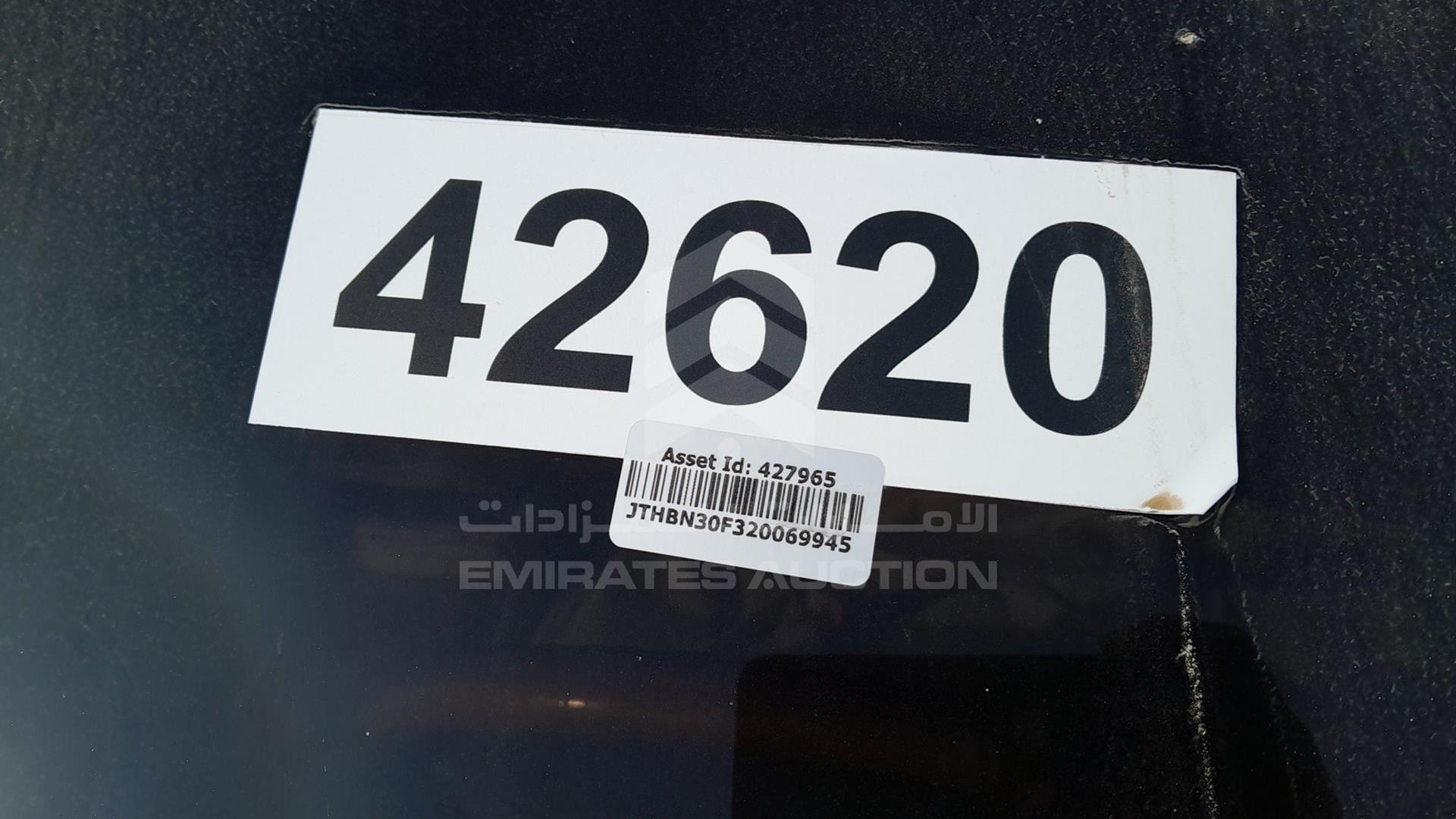 2002 LEXUS LS 430 VIN: JTHBN30F320069945
