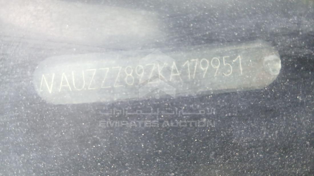 اودي 80 1989 — رقم الشاسيه على الهيكل — صورة 3
