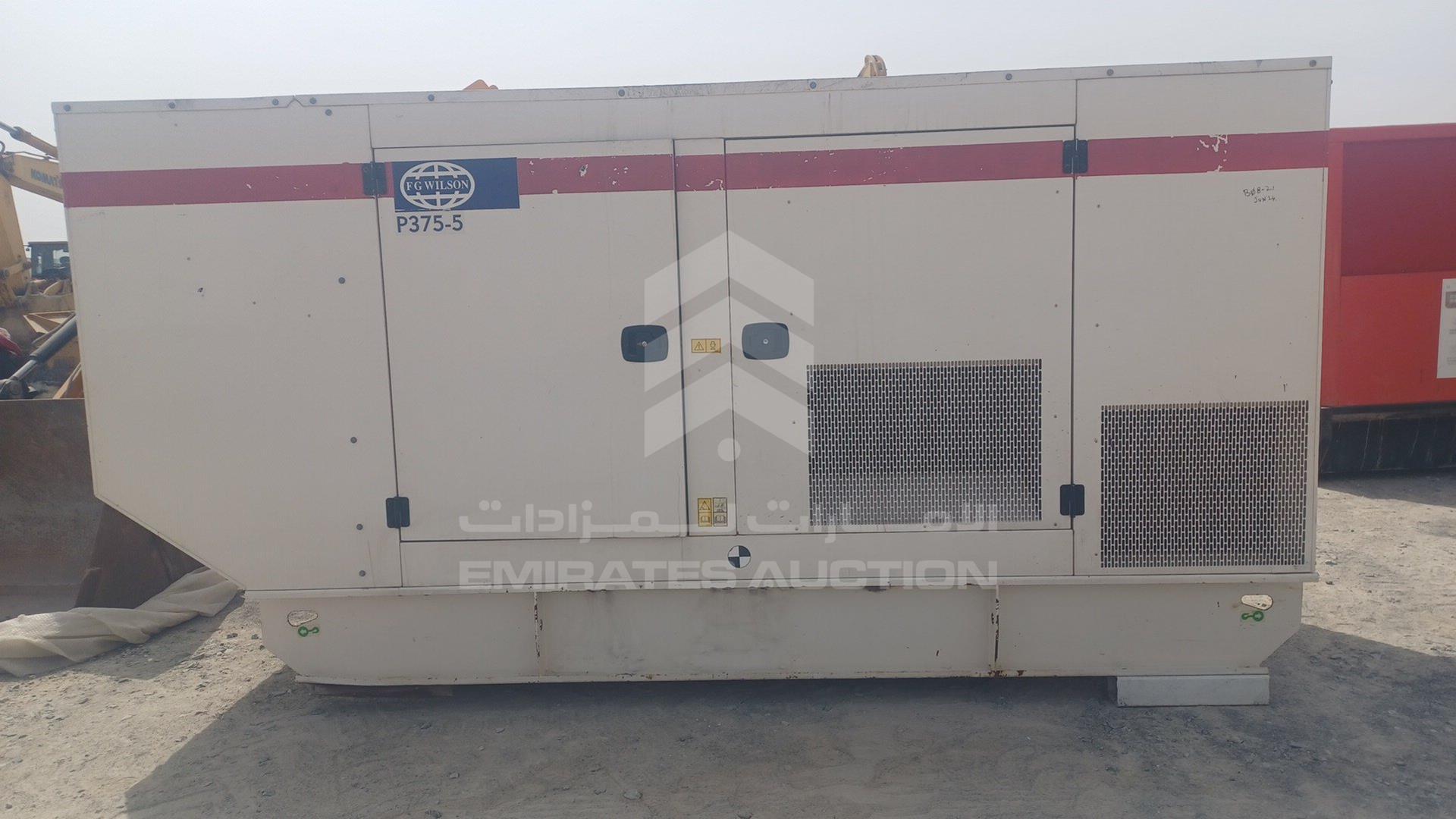 2022 GENERATOR FG WILSON VIN: FGWPSG02PPC501273
