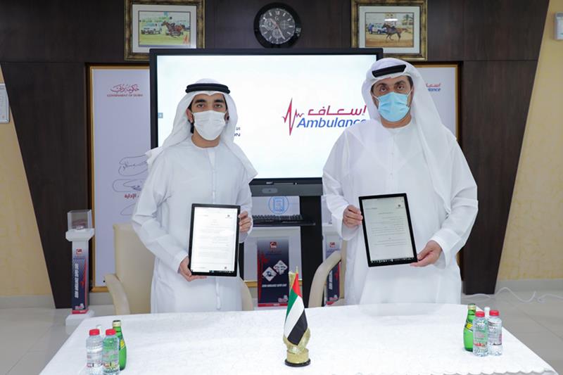 الإمارات للمزادات تبيع مركبات إسعاف دبي المستعملة