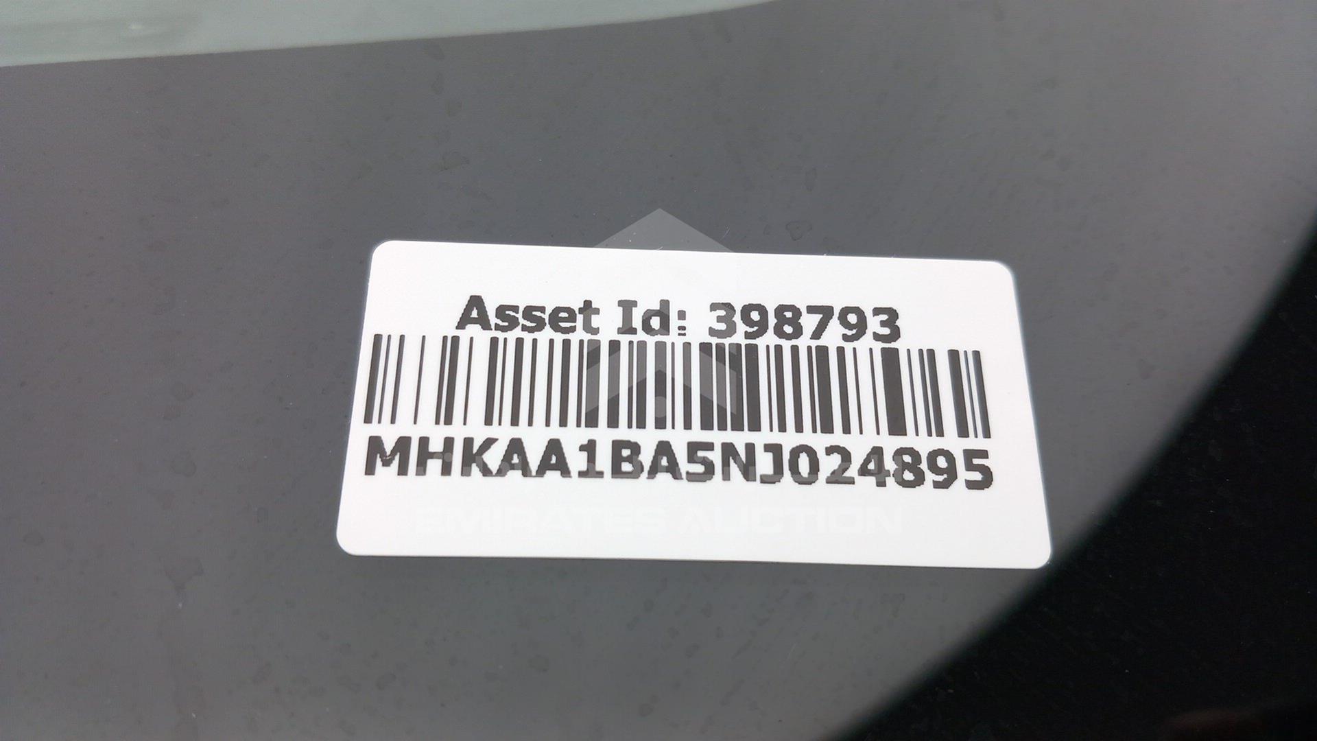 2022 TOYOTA RAIZE VIN: MHKAA1BA5NJ024895