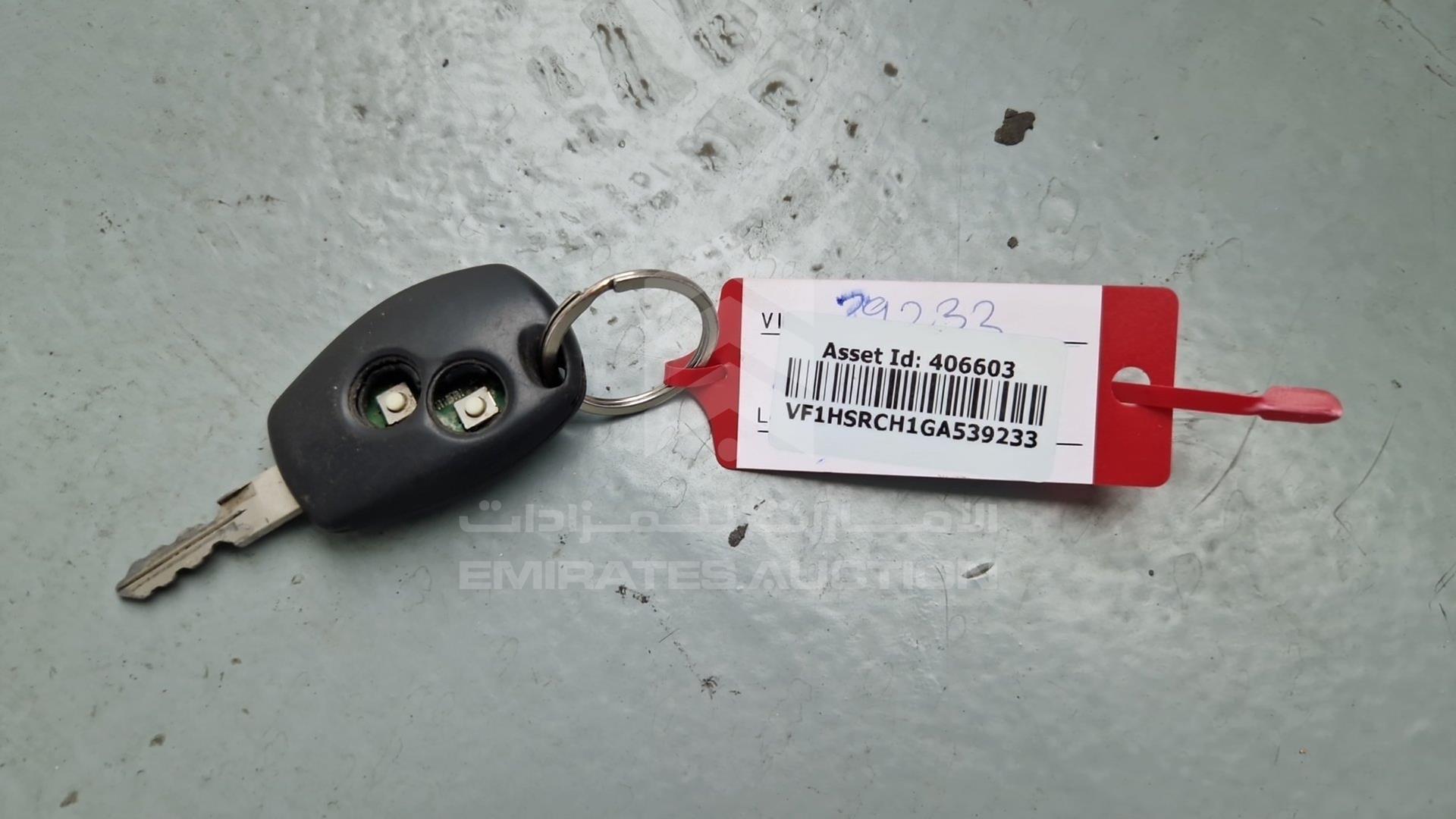 2016 RENAULT DUSTER VIN: VF1HSRCH1GA539233