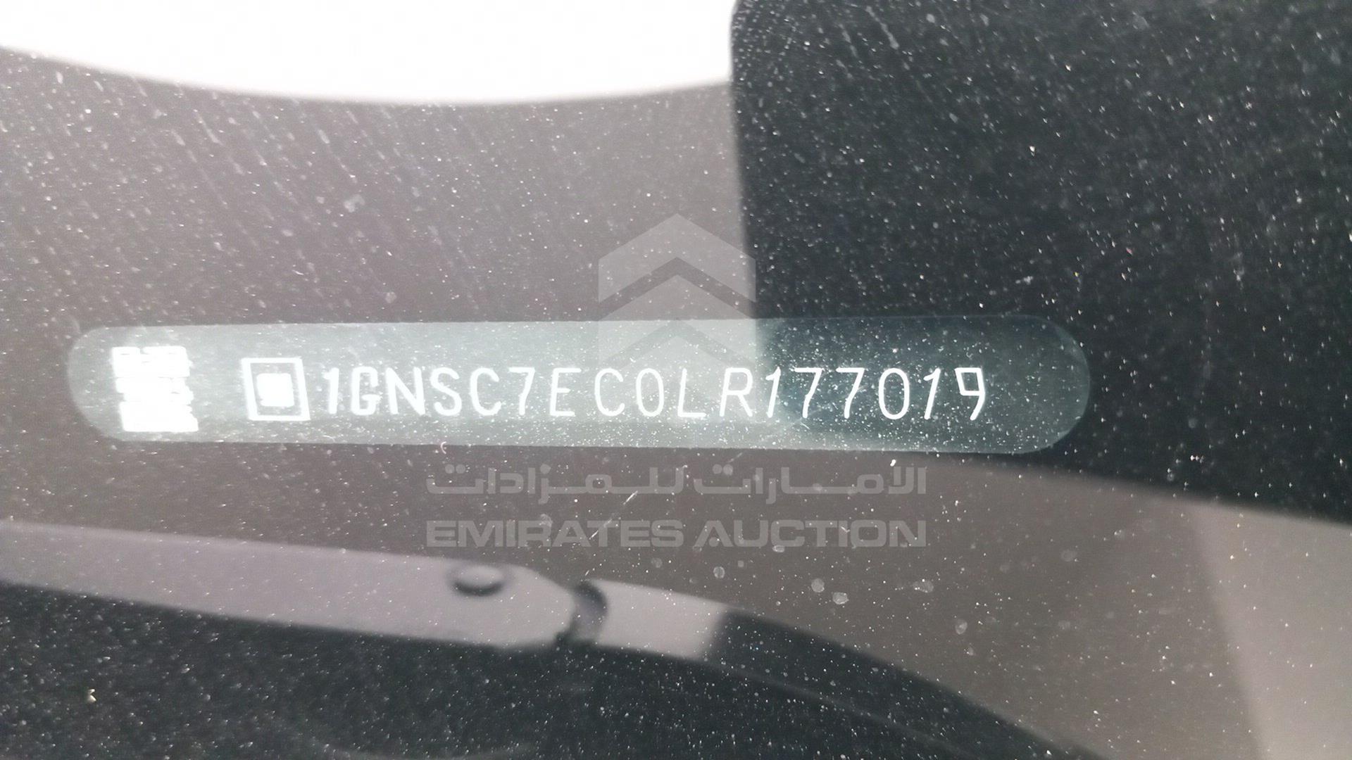 2020 CHEVROLET TAHOE VIN: 1GNSC7EC0LR177019