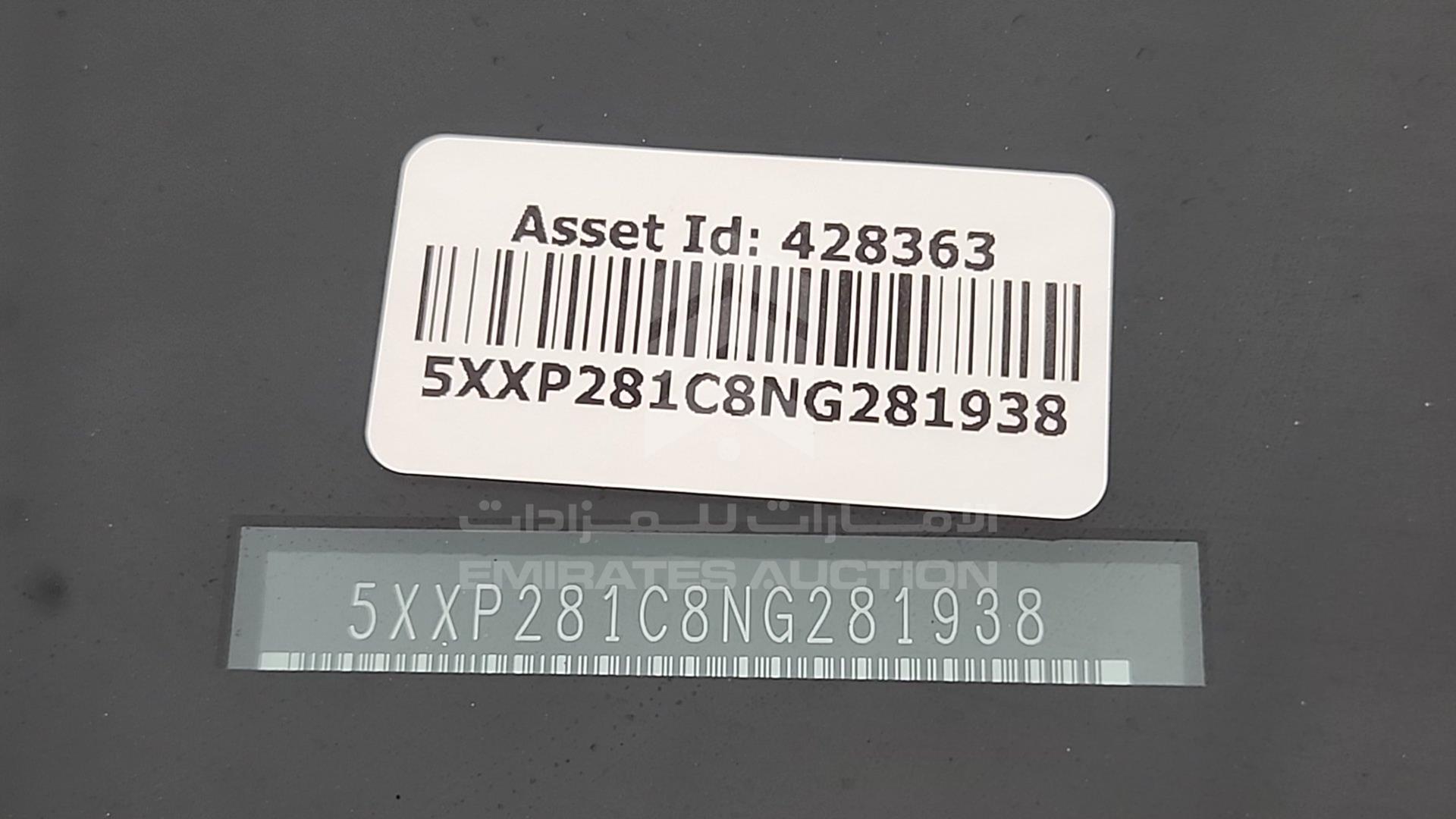 2022 KIA TELLURIDE VIN: 5XXP281C8NG281938