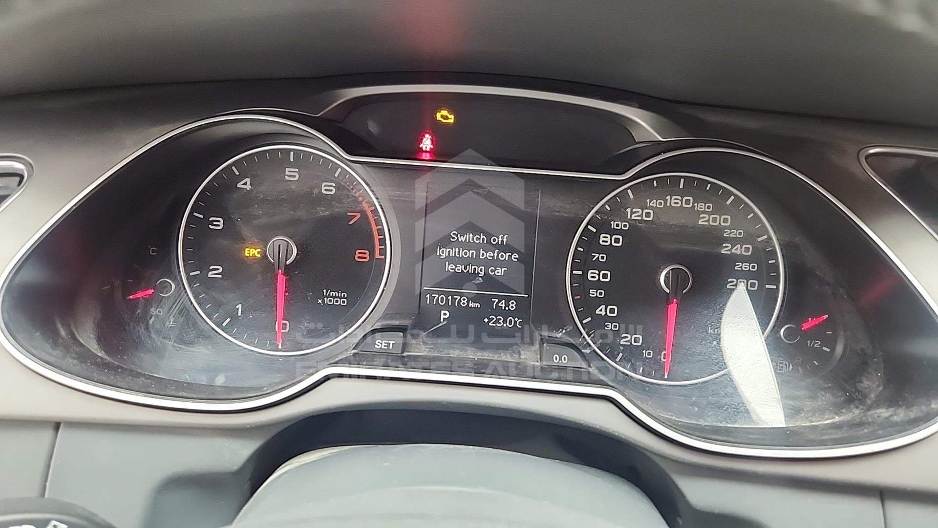 2013 AUDI A4 VIN: WAUACCFL6DA084952
