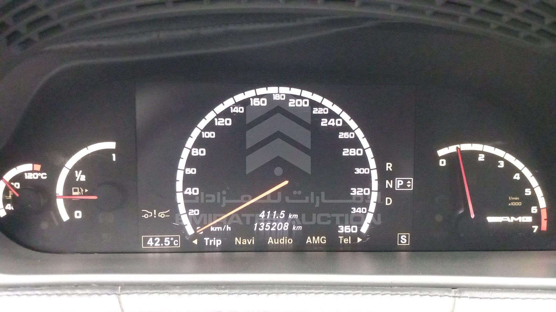 2008 MERCEDES CL 65 AMG VIN: WDDEJ79X58A012135