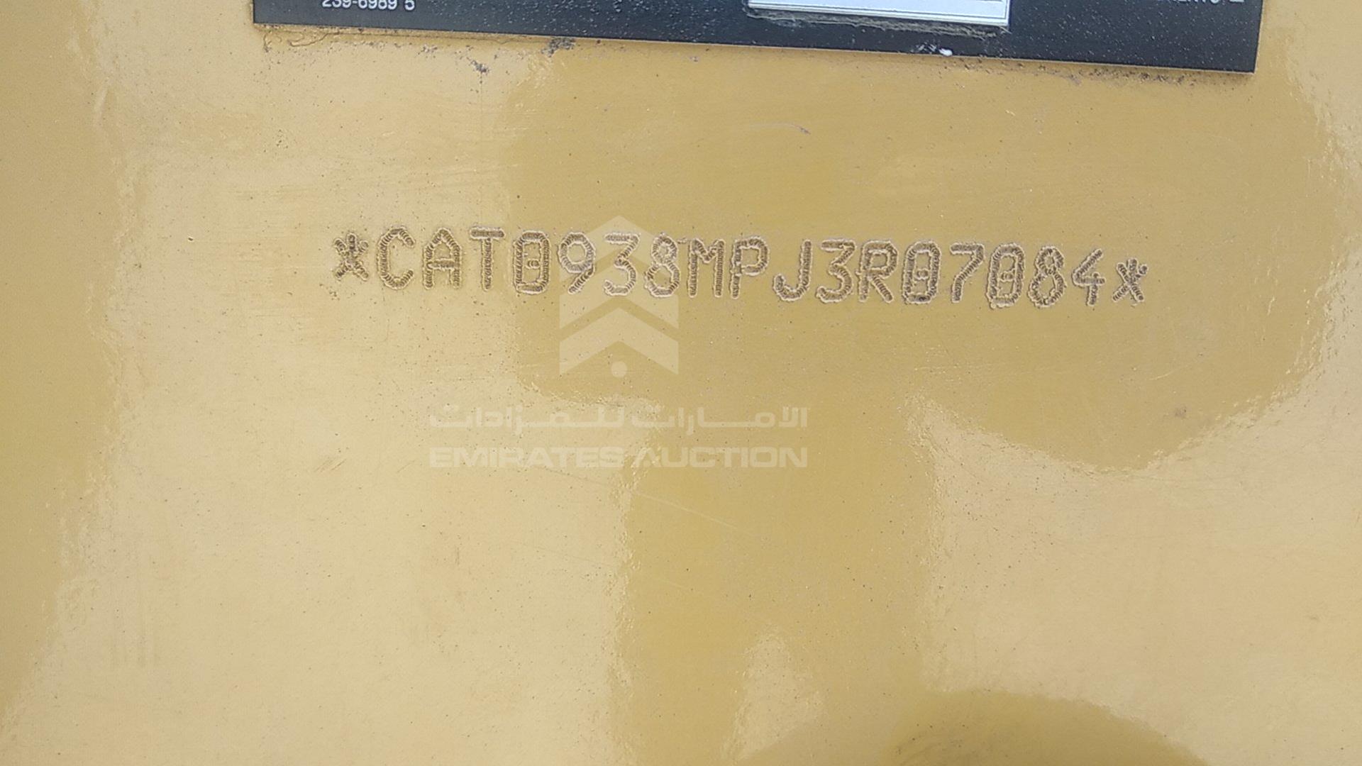 2020 CATERPILLAR 938M VIN: CAT0938MPJ3R07084